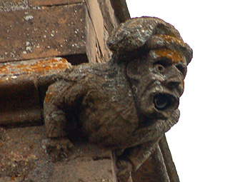 Gargoyle on the south-east corner of the tower October 2009